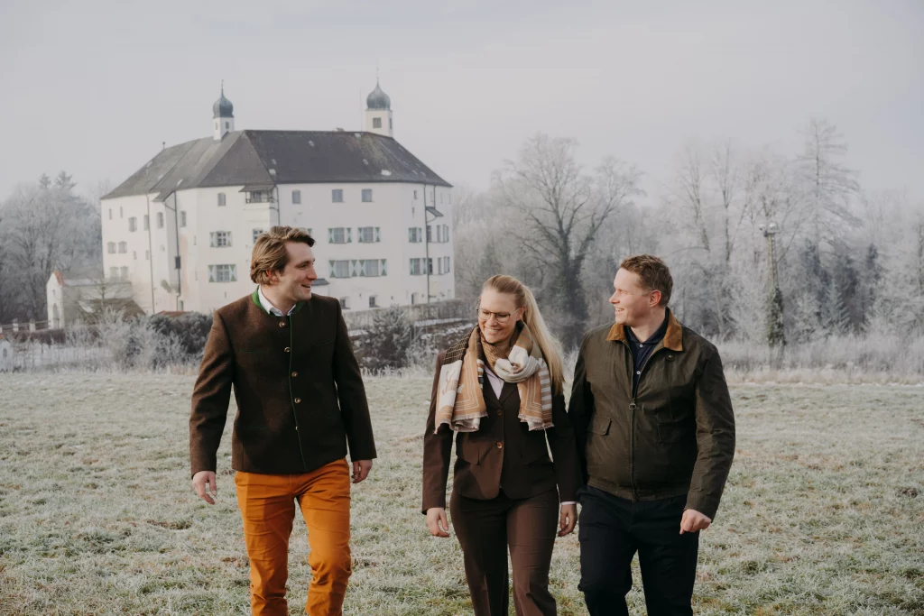 Teamfoto in Bewegung